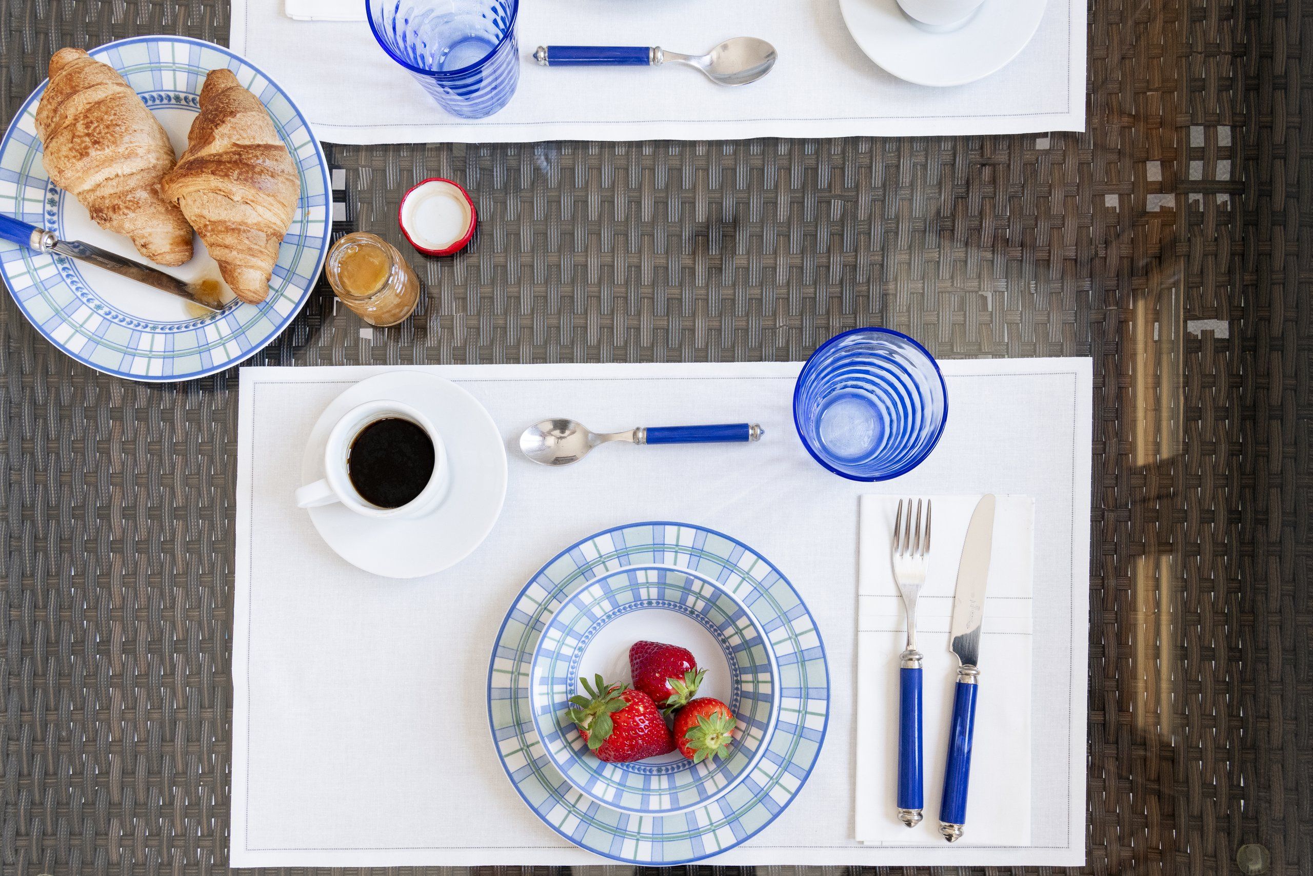 Colazione servita nella suite